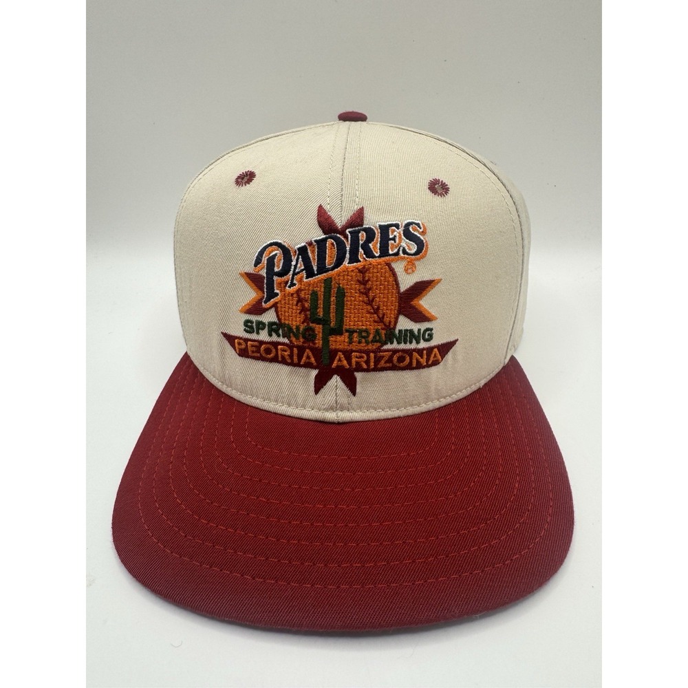 VTG San Diego Padres Spring Training Hat New Era 1/1000 USA Snapback 90s